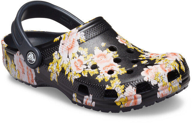 floral crocs clogs
